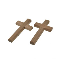 MS1781 DIY Craft Jewelry Making Simple Natural Blank Wood Cross Charms Pendant